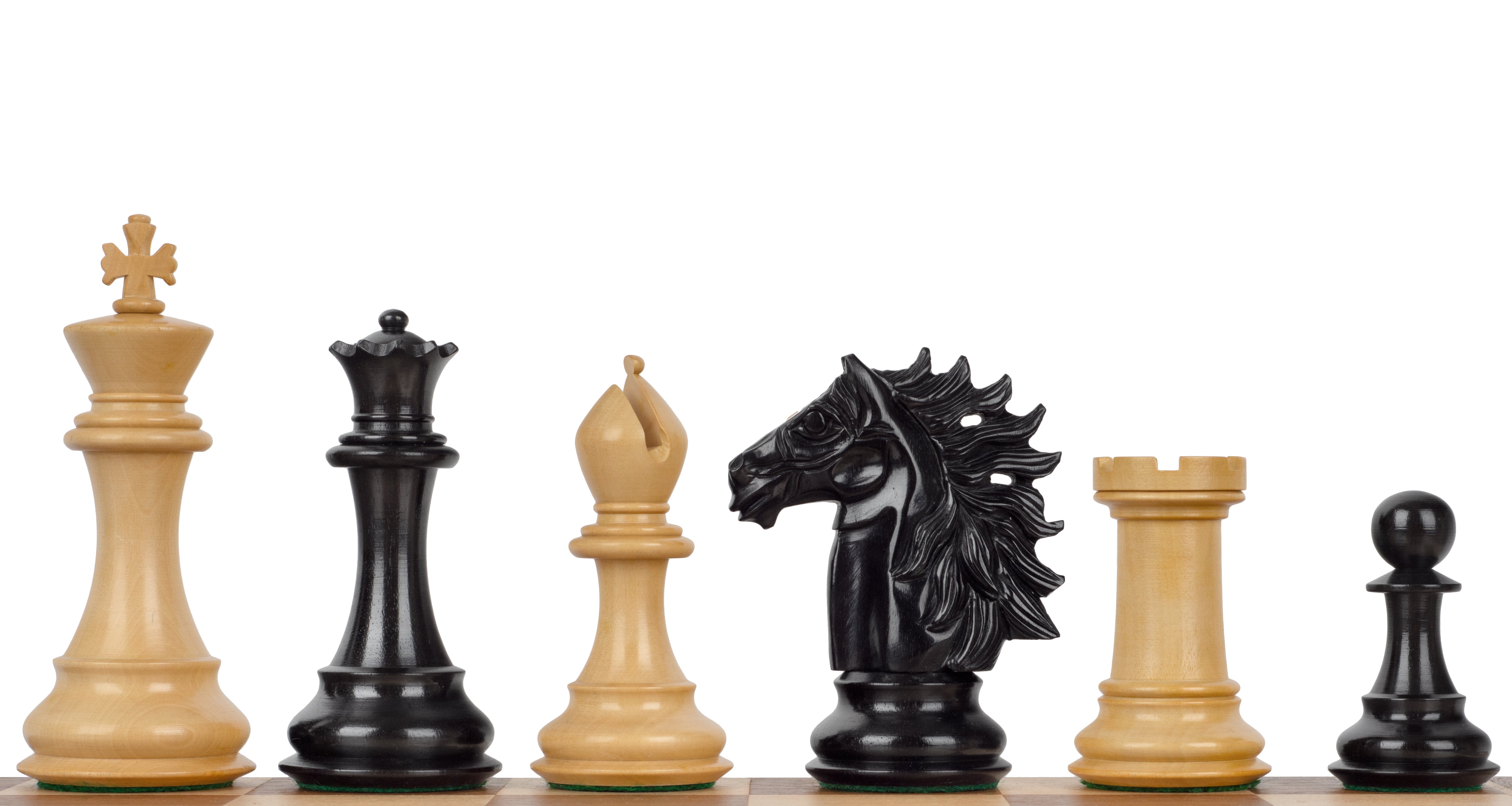 BAGGIO EBONY chess pieces 4'' - 43df1f81b9e1cb8ab7f2a9bb1b686791