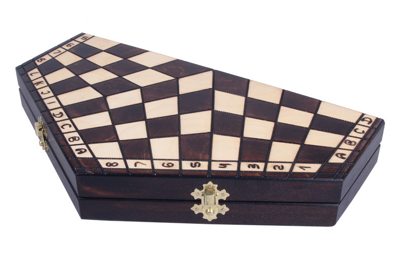 Schachset für drei Spieler - mittel (40x35cm) - Schachset für drei Spieler - mittel (40x35cm)