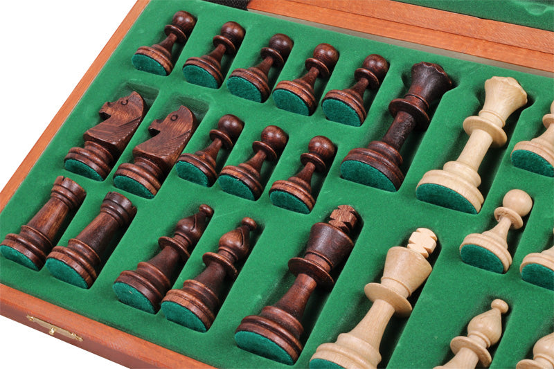 Turnierschach-Set Nr. 5 Intarsienarbeit (48x48cm) PROFESSIONAL Schachspiel - Turnierschach-Set Nr. 5 Intarsienarbeit (48x48cm) PROFESSIONAL Schachspiel