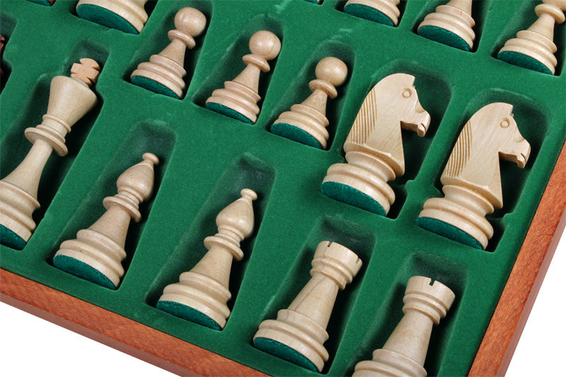 Juego de ajedrez de competición n.º 6 (54 x 54 cm) con incrustaciones - Juego de ajedrez de competición n.º 6 (54 x 54 cm) con incrustaciones
