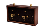 Reloj de madera BHB sin base - pequeño, oscuro