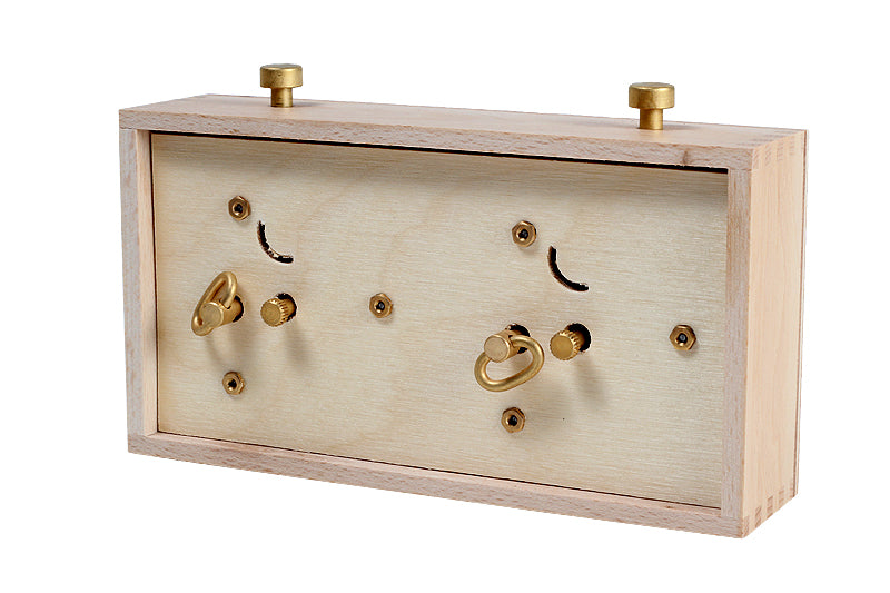 Wooden BHB chess clock without stand – LIGHT SMALL - Wooden BHB chess clock without stand – LIGHT SMALL