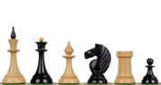 Figury szachowe Queen's Gambit 1957 Bukszpan hebanizowany 3,75 cala