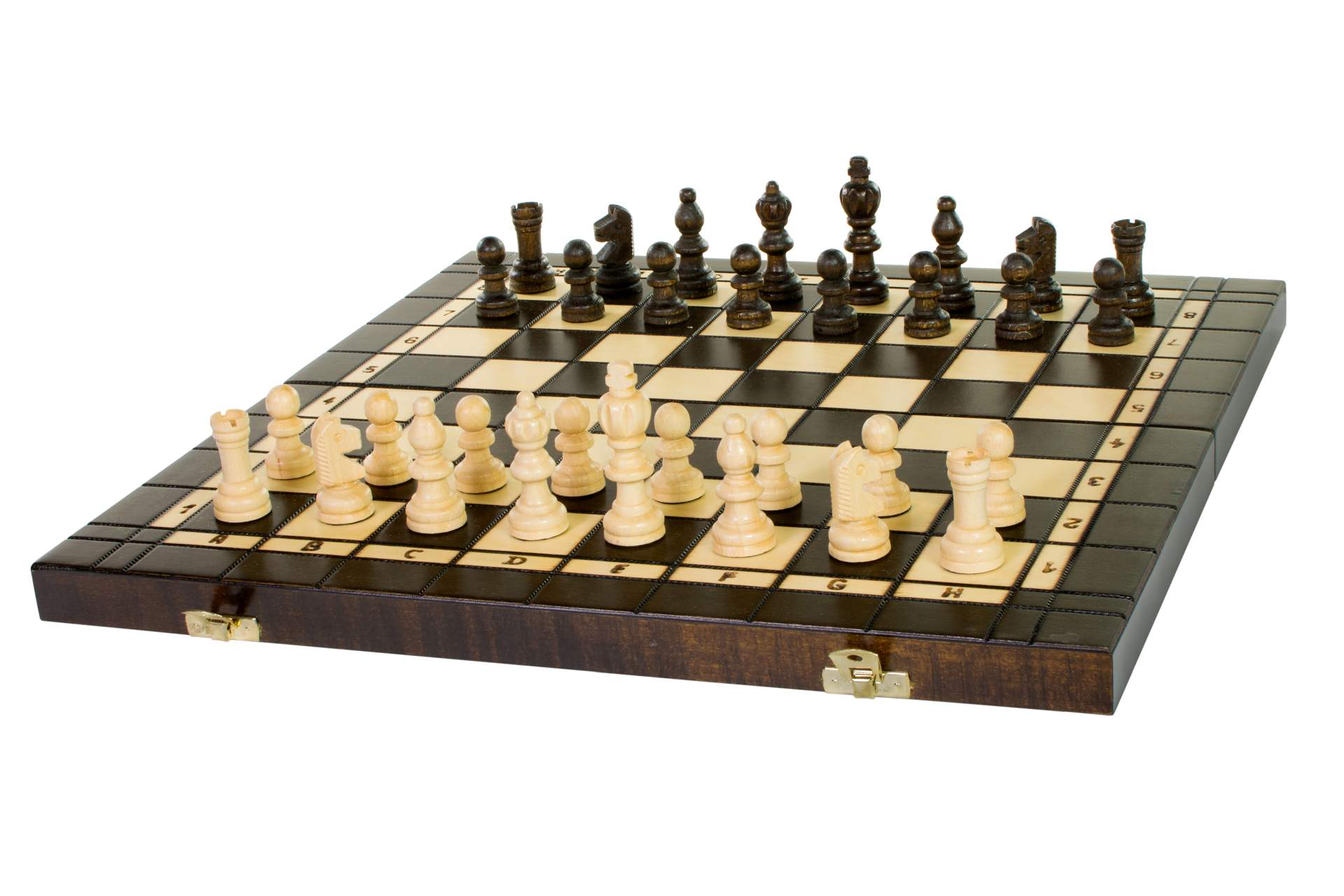 Jeu d'Echecs + Dames + Backgammon en bois de charme, de grande taille (40 x 40cm) - Ensemble comprenant trois jeux pour deux joueurs - Jeu d'Echecs + Dames + Backgammon en bois de charme, de grande taille (40 x 40cm) - Ensemble comprenant trois jeux pour deux joueurs