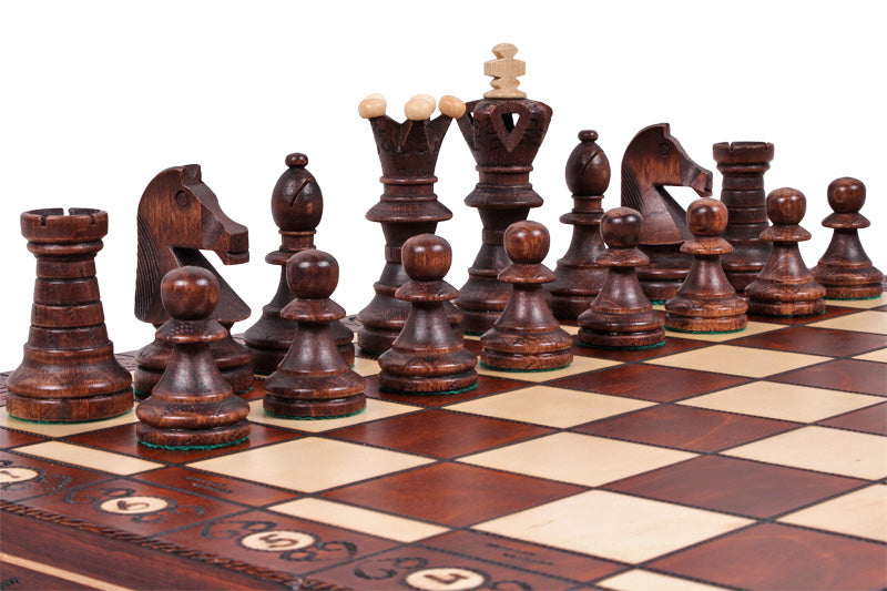 LUXURY Schach AMBASADOR - groß (54 x 54 cm) - LUXURY Schach AMBASADOR - groß (54 x 54 cm)