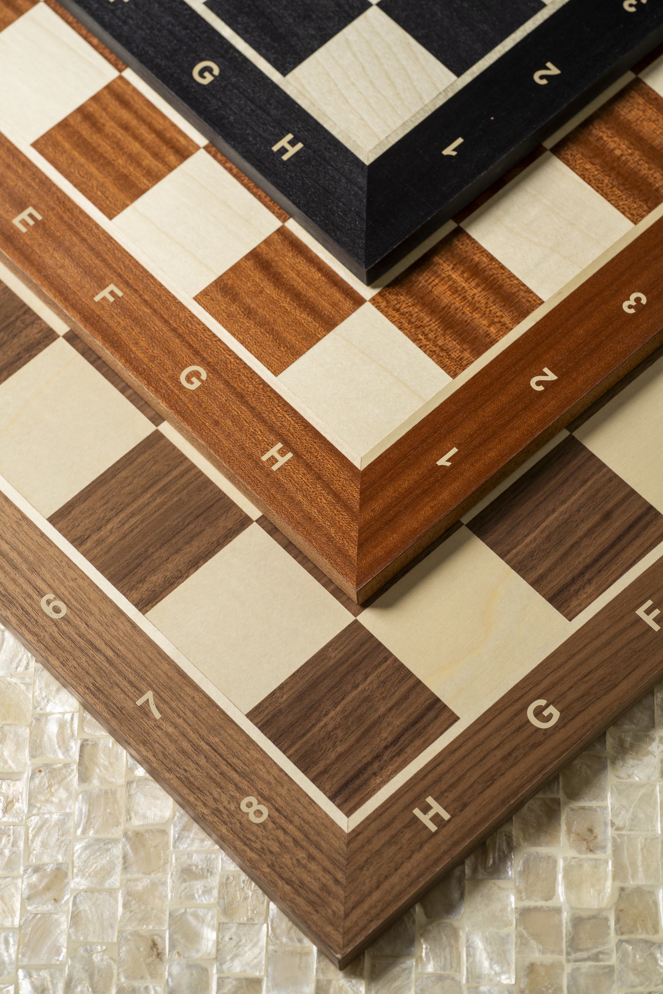 Size No 5 (with coordinates) walnut/maple - Size No 5 (with coordinates) walnut/maple