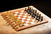 Classic Ebonised 3,5" chess pieces