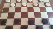 Magnetisches Holzschachspiel + Holzdamespiel (38 x 38 cm)