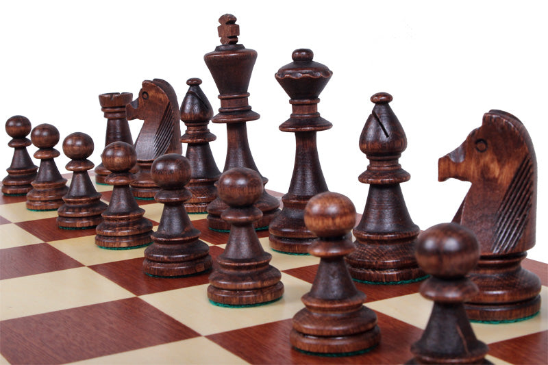 Juego de ajedrez de competición n.º 6 (54 x 54 cm) con incrustaciones - Juego de ajedrez de competición n.º 6 (54 x 54 cm) con incrustaciones