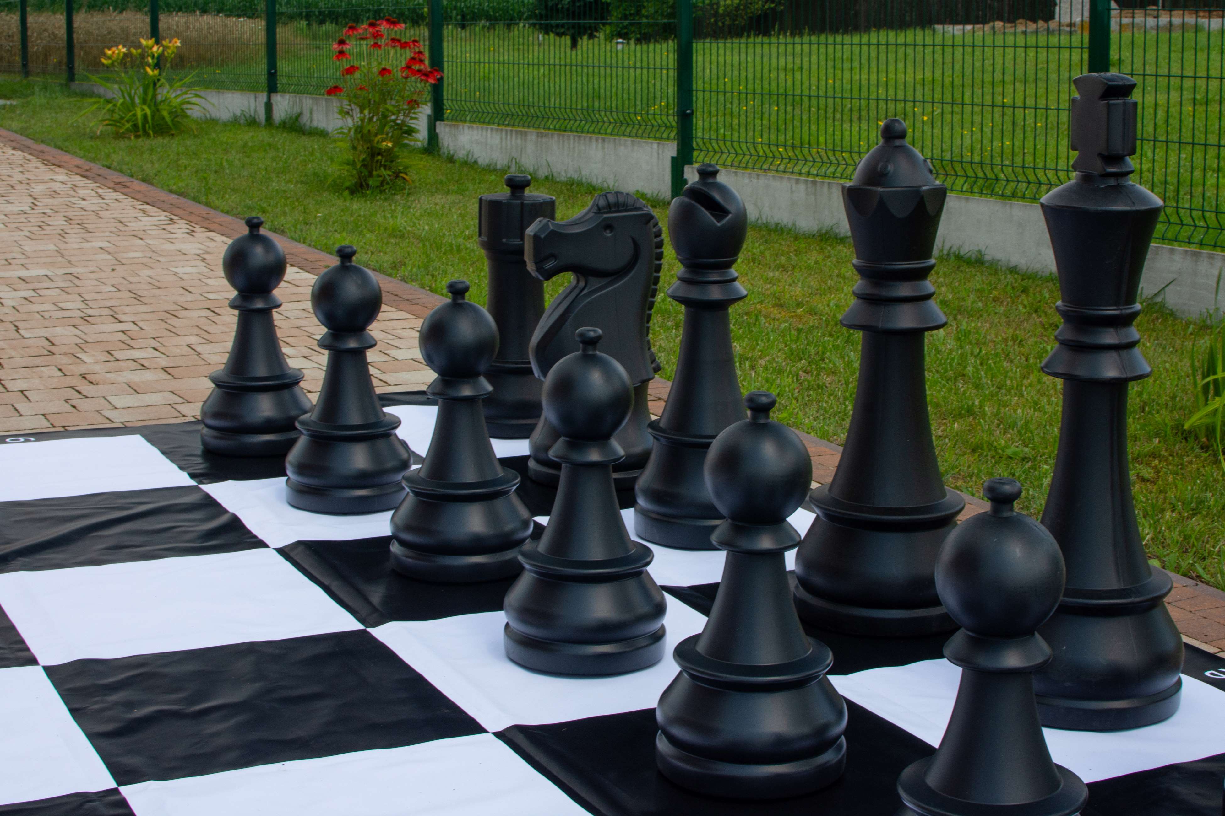 Giant chess pieces (king height 90 cm) - Giant chess pieces (king height 90 cm)