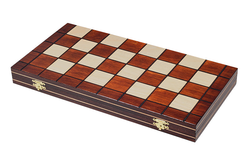 Jeu de dames en bois de charme - damier 8 x 8 cases , de taille moyenne (40 x 40cm) - Ensemble Complet - Jeu de dames en bois de charme - damier 8 x 8 cases , de taille moyenne (40 x 40cm) - Ensemble Complet