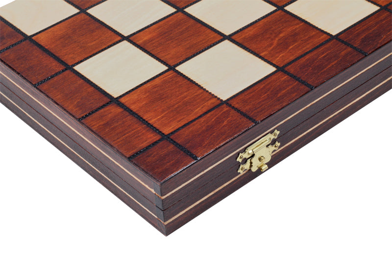 Jeu de dames en bois de charme - damier 8 x 8 cases , de taille moyenne (40 x 40cm) - Ensemble Complet - Jeu de dames en bois de charme - damier 8 x 8 cases , de taille moyenne (40 x 40cm) - Ensemble Complet