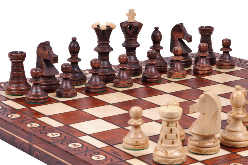 LUXURY Schach AMBASADOR - groß (54 x 54 cm) - LUXURY Schach AMBASADOR - groß (54 x 54 cm)