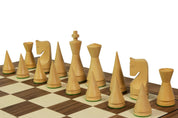 Exclusive wooden chessboard 55 mm square (with black stripe) walnut/maple