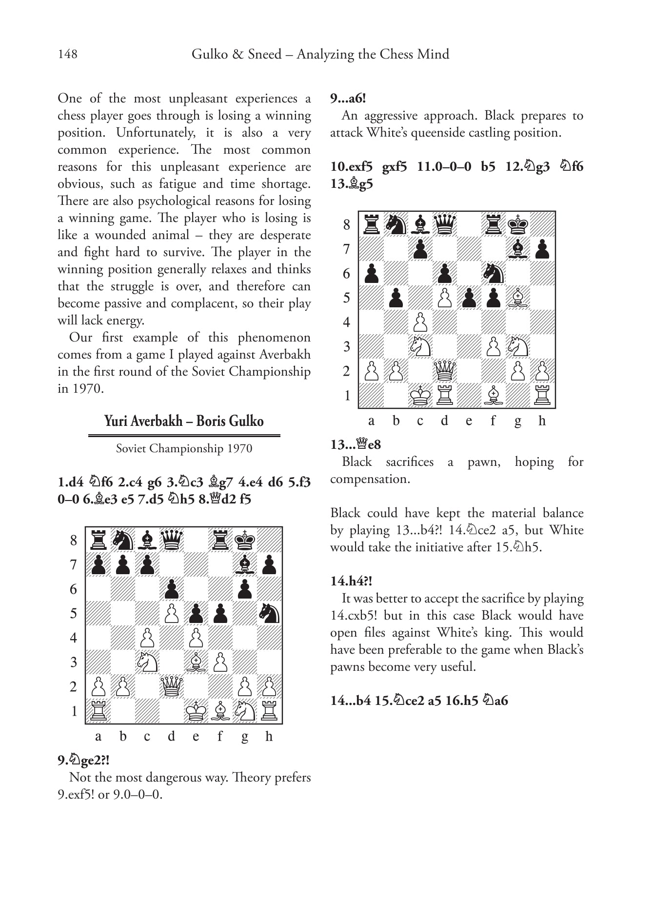 Analyzing the Chess Mind by Boris Gulko and Dr. Joel R. Sneed (twarda okładka) - Analyzing the Chess Mind by Boris Gulko and Dr. Joel R. Sneed (twarda okładka)