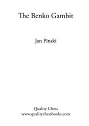 The Benko Gambit by Jan Pinksi (miękka okładka)