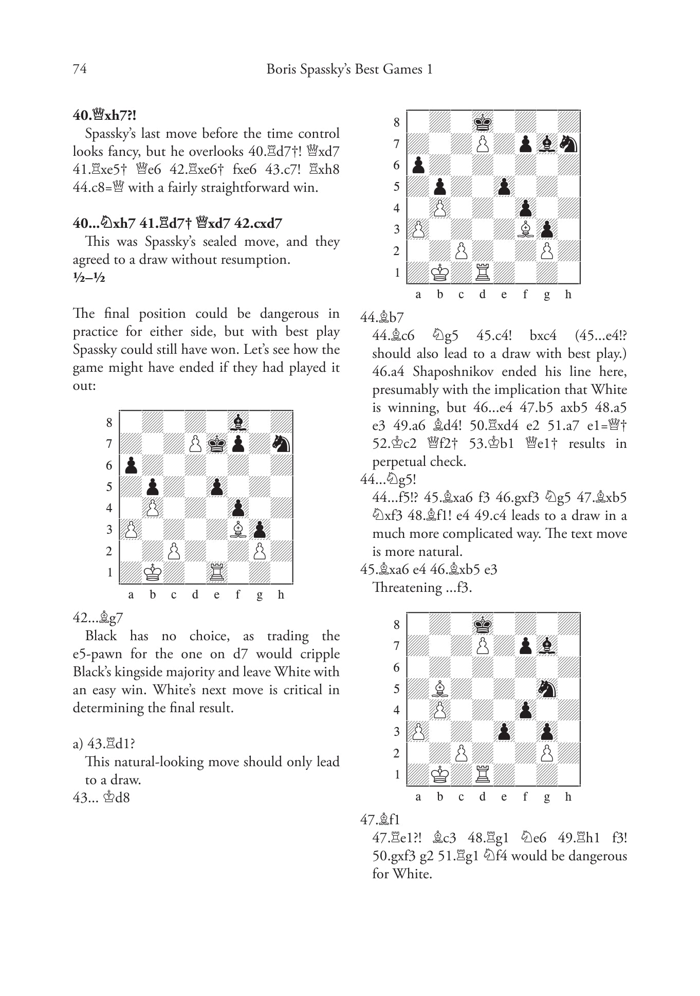 Boris Spassky’s Best Games 1 1948-1968 The Rising Star by Tibor (twarda okładka) - Boris Spassky’s Best Games 1 1948-1968 The Rising Star by Tibor (twarda okładka)