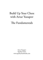 Build up your Chess 1 by Artur Yusupov (twarda okładka)