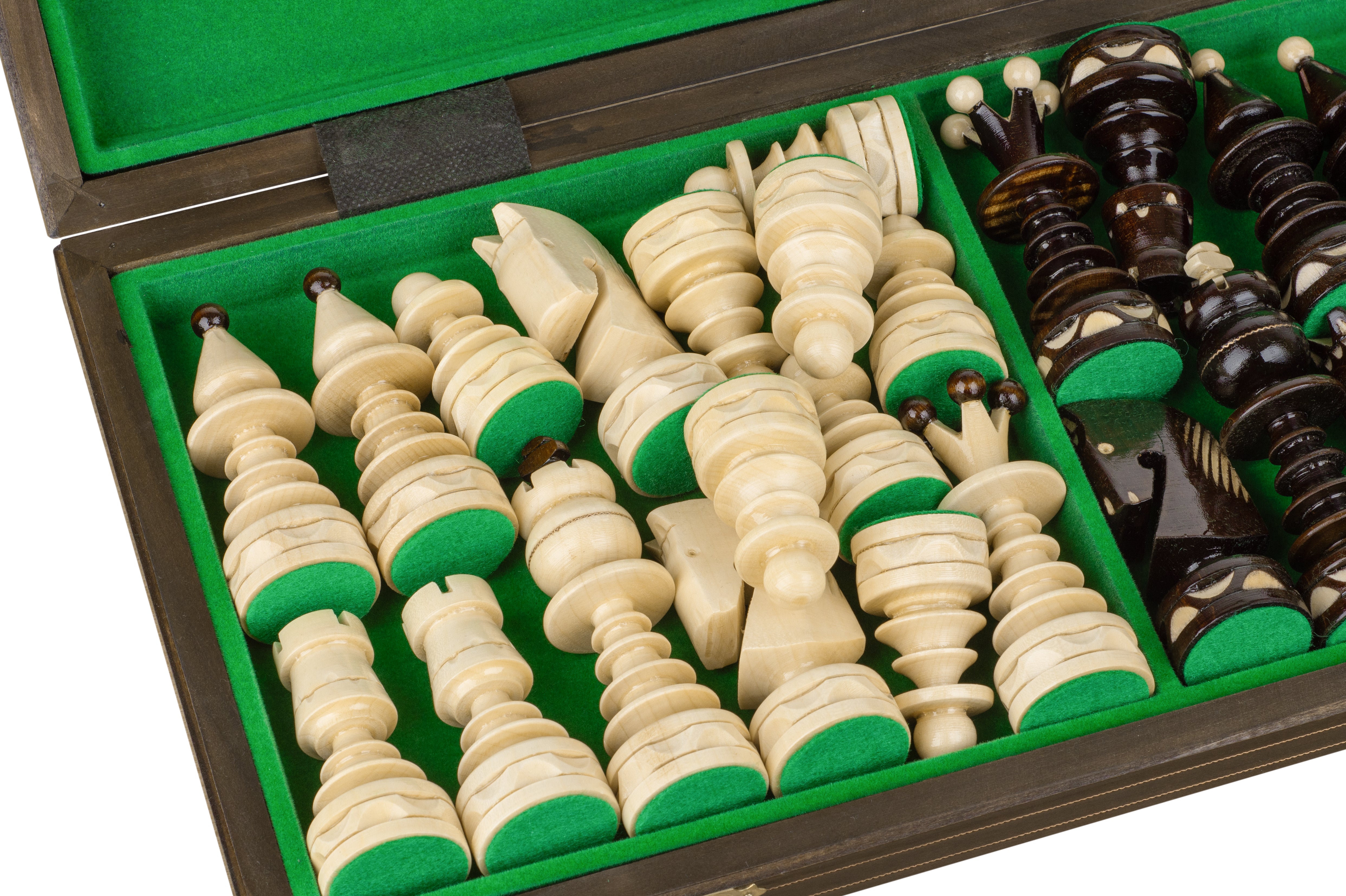 Jeu d'Echecs du SAPIN DE NOËL en bois de charme, de taille moyenne (49 x 49 cm) - Jeu d'Echecs du SAPIN DE NOËL en bois de charme, de taille moyenne (49 x 49 cm)