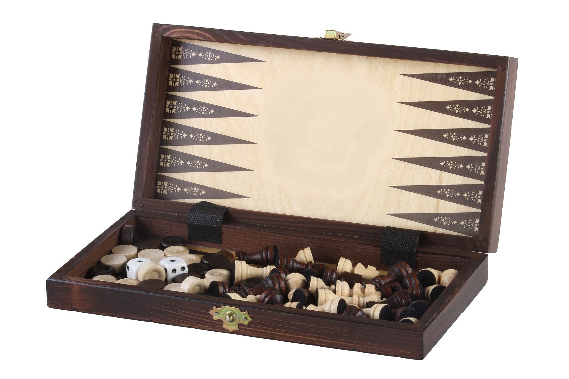 SCHOOL WOODEN SET - CHESS + DRAUGHTS + BACKGAMMON - SCHOOL WOODEN SET - CHESS + DRAUGHTS + BACKGAMMON