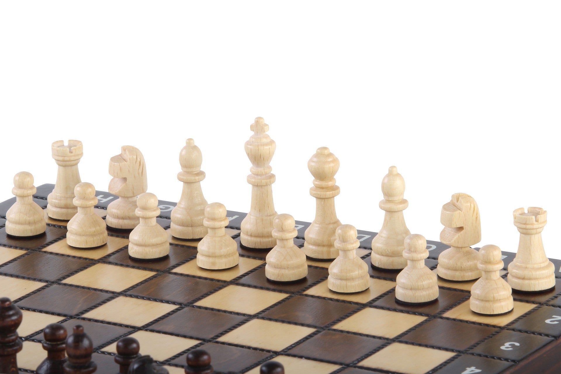 SCHOOL WOODEN SET - CHESS + DRAUGHTS + BACKGAMMON - SCHOOL WOODEN SET - CHESS + DRAUGHTS + BACKGAMMON