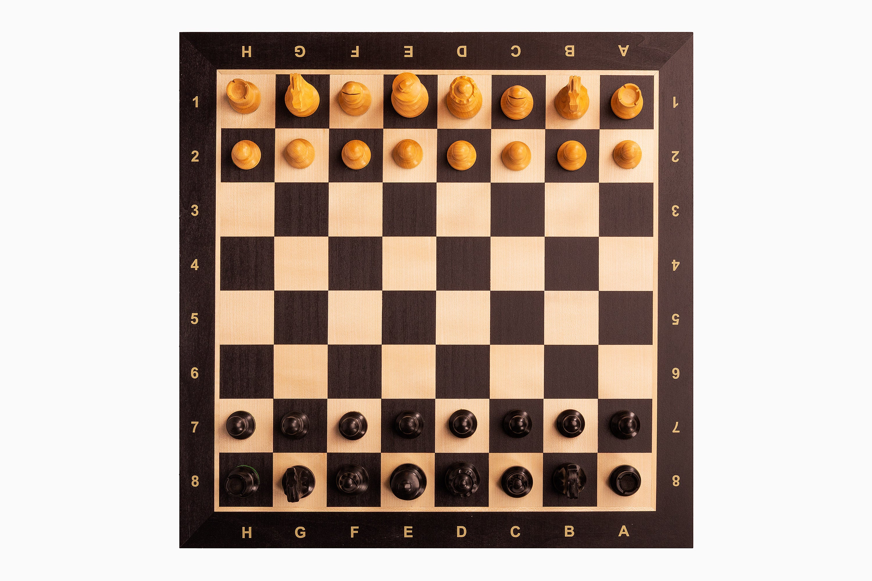 Zestaw szachowy French Lardy - szachownica (pole 50 mm), figury (król 90 mm) - Zestaw szachowy French Lardy - szachownica (pole 50 mm), figury (król 90 mm)