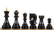Zagreb Ebonised chess pieces 4''