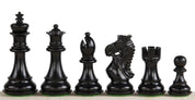 Pièces d'échecs roi's Bridal en bois de buis foncé et naturel - Taille 3,75''