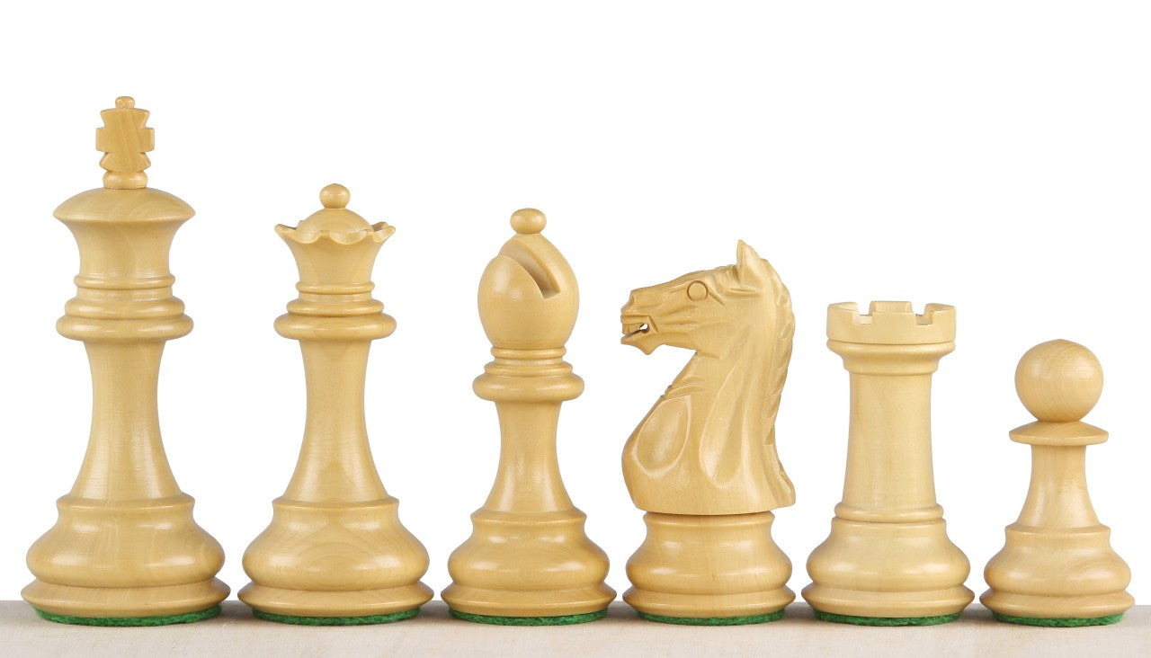 Oxford Ebonised 3,5'' chess pieces - Oxford Ebonised 3,5'' chess pieces
