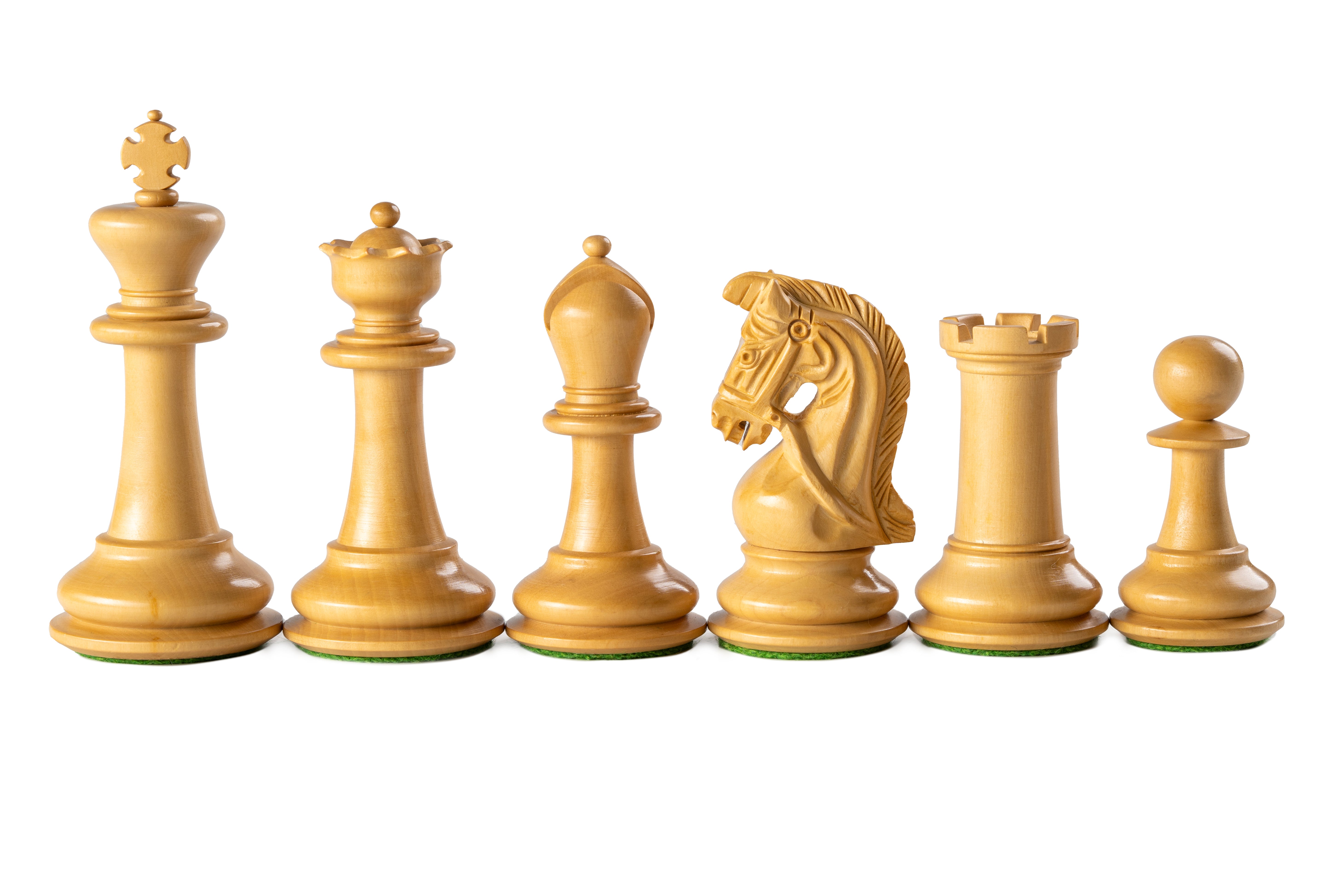 Pièces d'échecs Sultan en bois d'acacia et buis - Taille 3,75'' - Pièces d'échecs Sultan en bois d'acacia et buis - Taille 3,75''