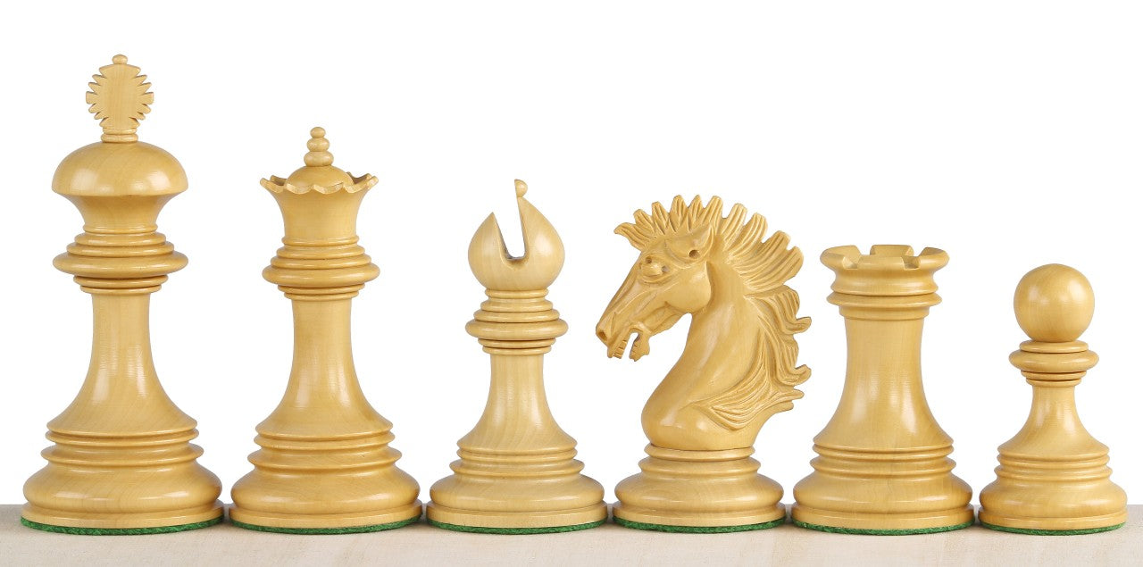 Sunrise 3.75 inch Ebony chess pieces - Sunrise 3.75 inch Ebony chess pieces