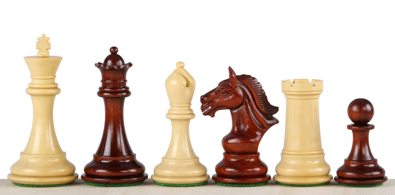 piezas de ajedrez Derby Redwood de 10 cm - piezas de ajedrez Derby Redwood de 10 cm