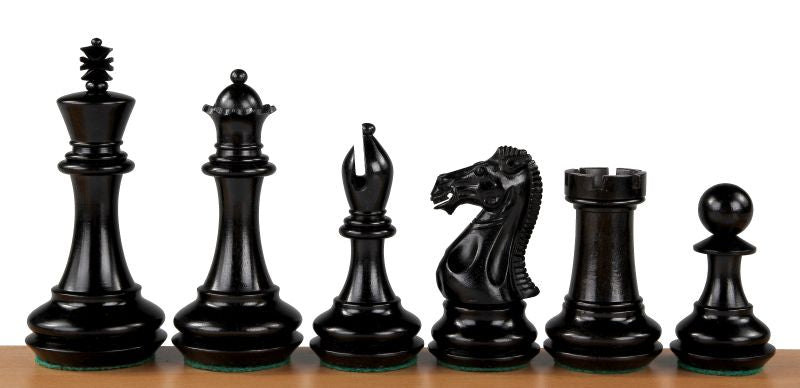 Piezas de ajedrez CHAMPFERED  SECOYA 4,25" - Piezas de ajedrez CHAMPFERED  SECOYA 4,25"