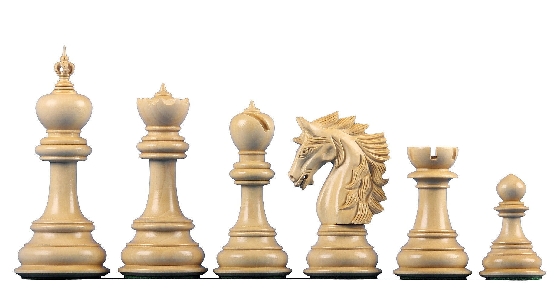 Pièces d'échecs Dubliner Montgoy Padouk en bois de padouk et de buis - Taille 5,00'' - Pièces d'échecs Dubliner Montgoy Padouk en bois de padouk et de buis - Taille 5,00''
