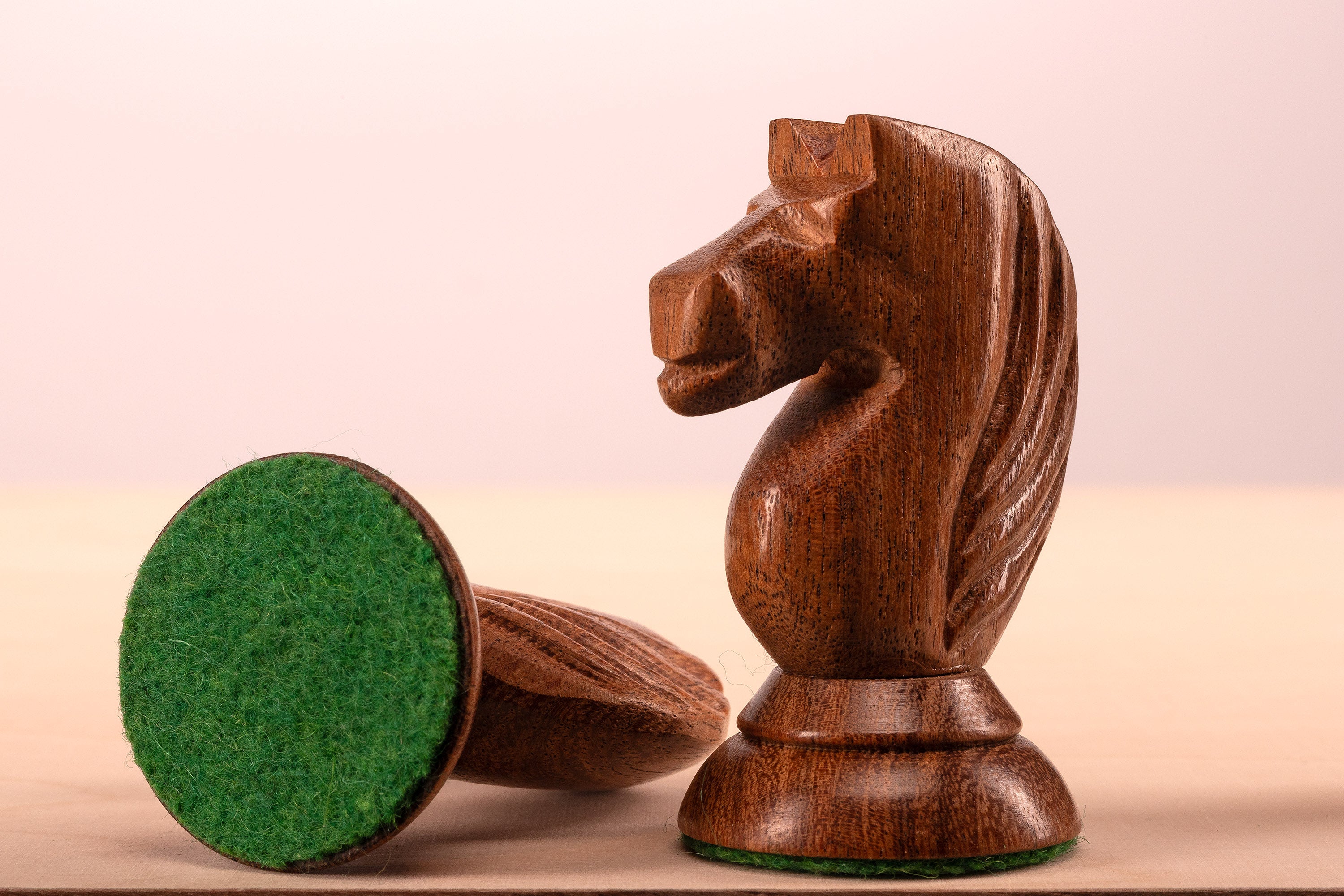 Figuritas de ajedrez Queen's Gambit de 1957, madera de acacia india, 3,75 pulgadas - Figuritas de ajedrez Queen's Gambit de 1957, madera de acacia india, 3,75 pulgadas