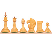 Figuritas de ajedrez Queen's Gambit de 1957, madera de acacia india, 3,75 pulgadas
