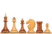 Figuritas de ajedrez Queen's Gambit de 1957, madera de acacia india, 3,75 pulgadas