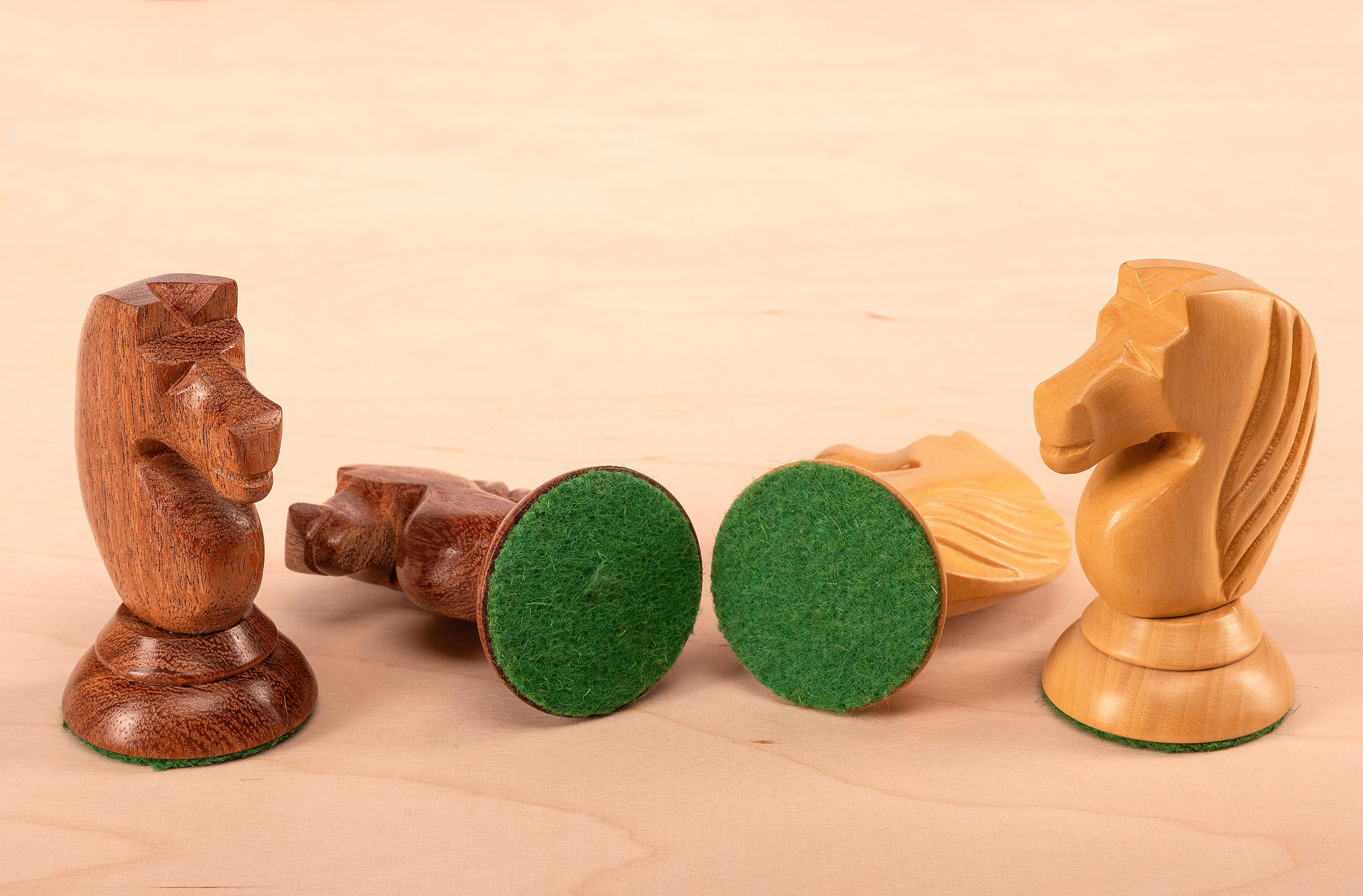Figuritas de ajedrez Queen's Gambit de 1957, madera de acacia india, 3,75 pulgadas - Figuritas de ajedrez Queen's Gambit de 1957, madera de acacia india, 3,75 pulgadas