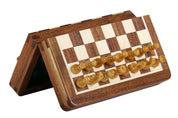 MAGNETIC Schach Mini mit eingelegtem Schachbrett 18 cm