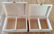 Cassetta in legno per riporre le scacchiere Staunton n. 5 (altezza del re 90 mm) - legno grezzo