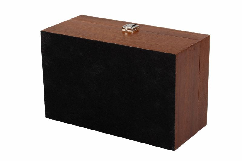 Boîte de rangement Luxe en bois de noyer pour pièces d'échecs de taille 4,00'' - Boîte de rangement Luxe en bois de noyer pour pièces d'échecs de taille 4,00''