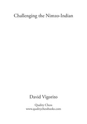 Challenging the Nimzo-Indian by David Vigorito (miękka okładka)