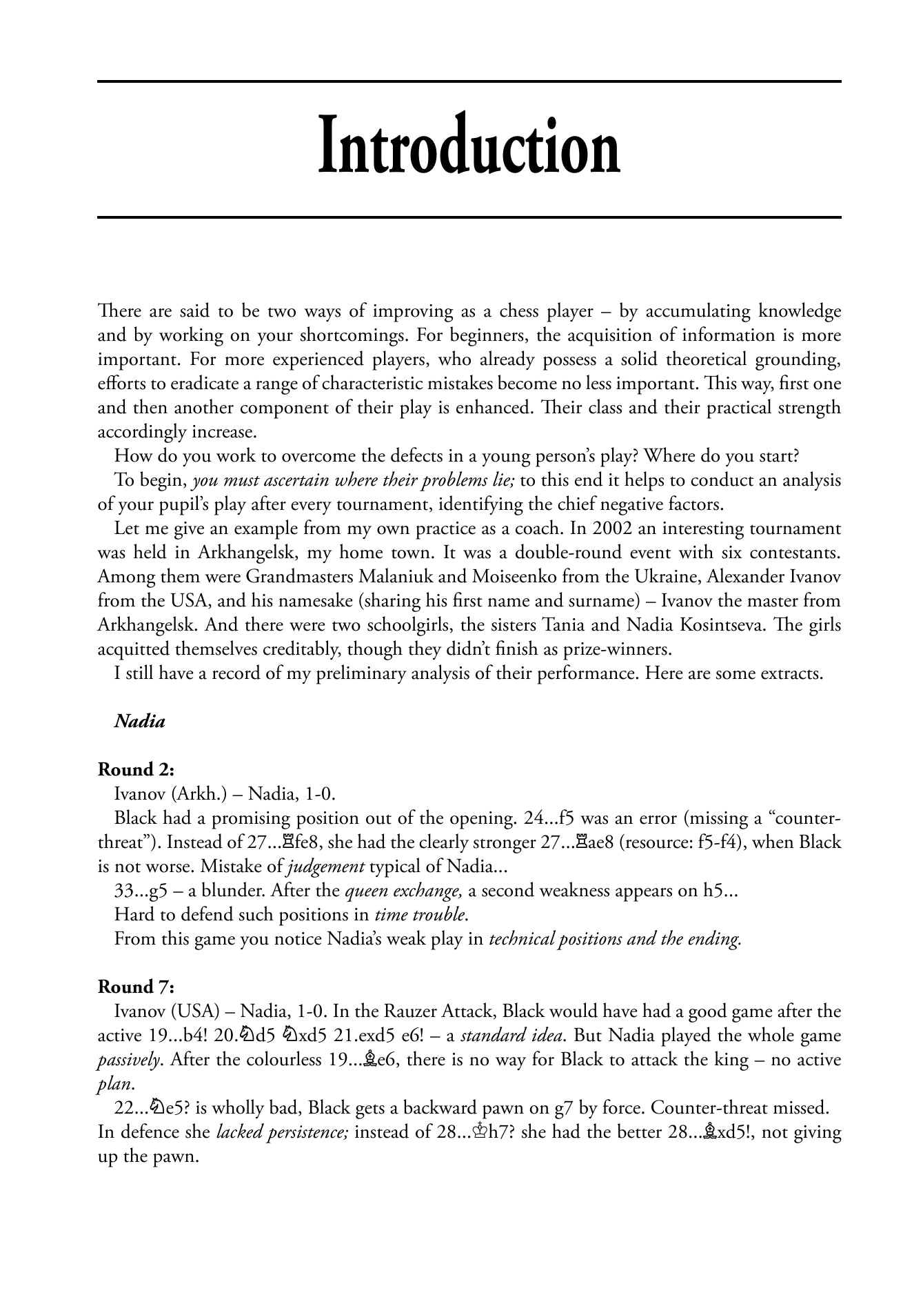 Chess Lessons by Vladimir Popov (twarda okładka) - Chess Lessons by Vladimir Popov (twarda okładka)