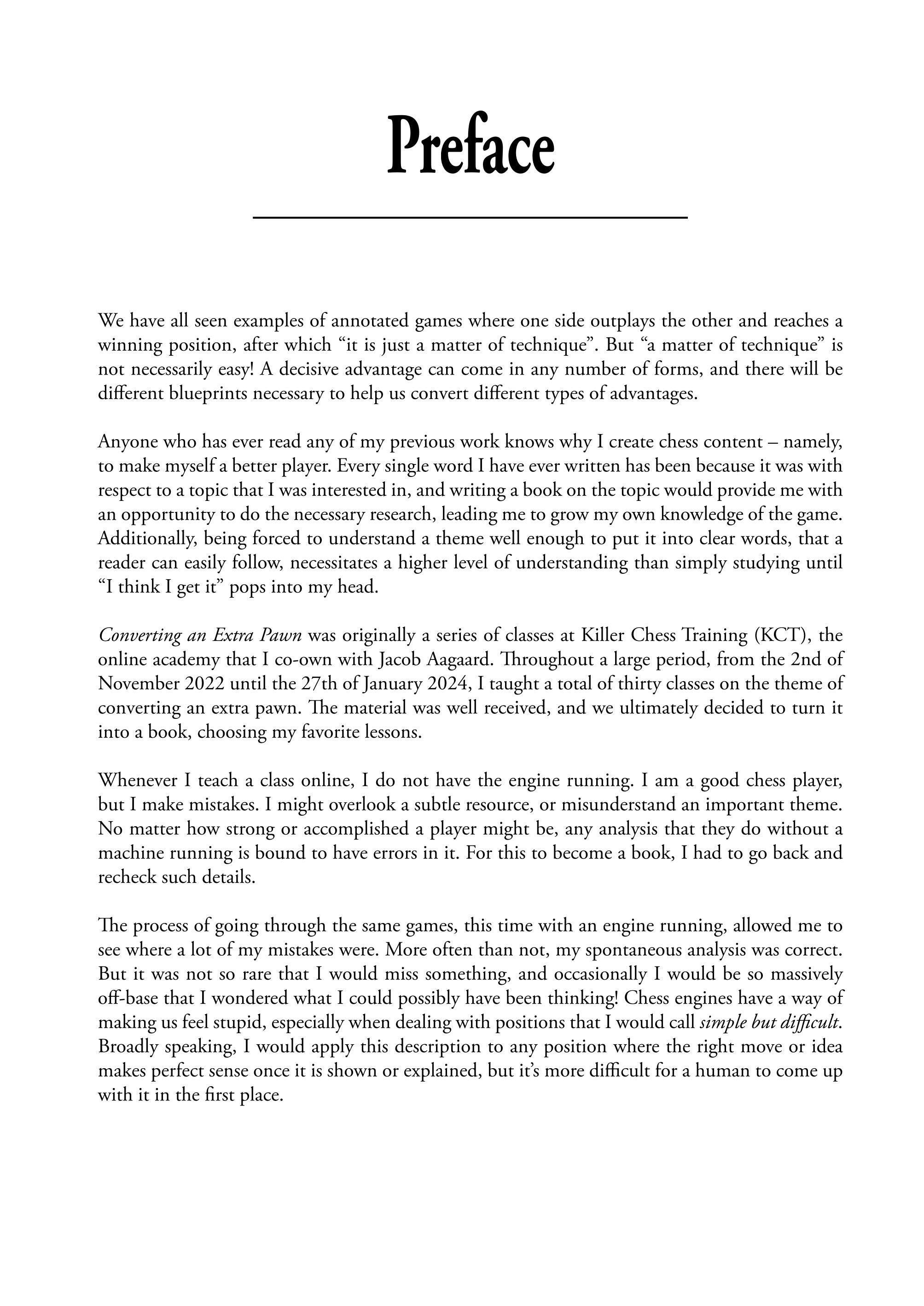 Converting an Extra Pawn in Chess by Sam Shankland (hardcover) - Converting an Extra Pawn in Chess by Sam Shankland (hardcover)
