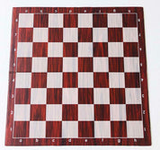 Kunststoff-Klappschachbrett Nr. 6 (57 mm Feld) - Holzimitation