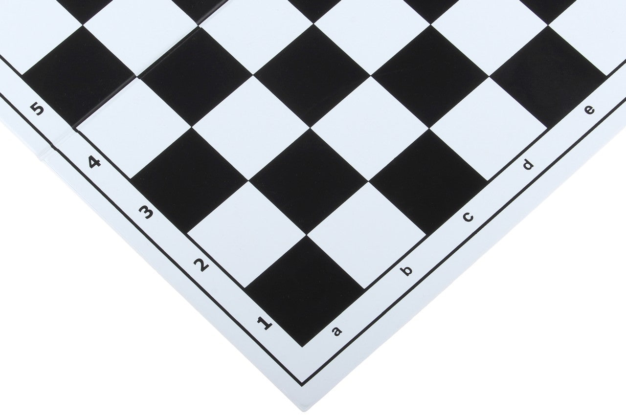 Scacchiera pieghevole in plastica 4, bianca e nera - Scacchiera pieghevole in plastica 4, bianca e nera