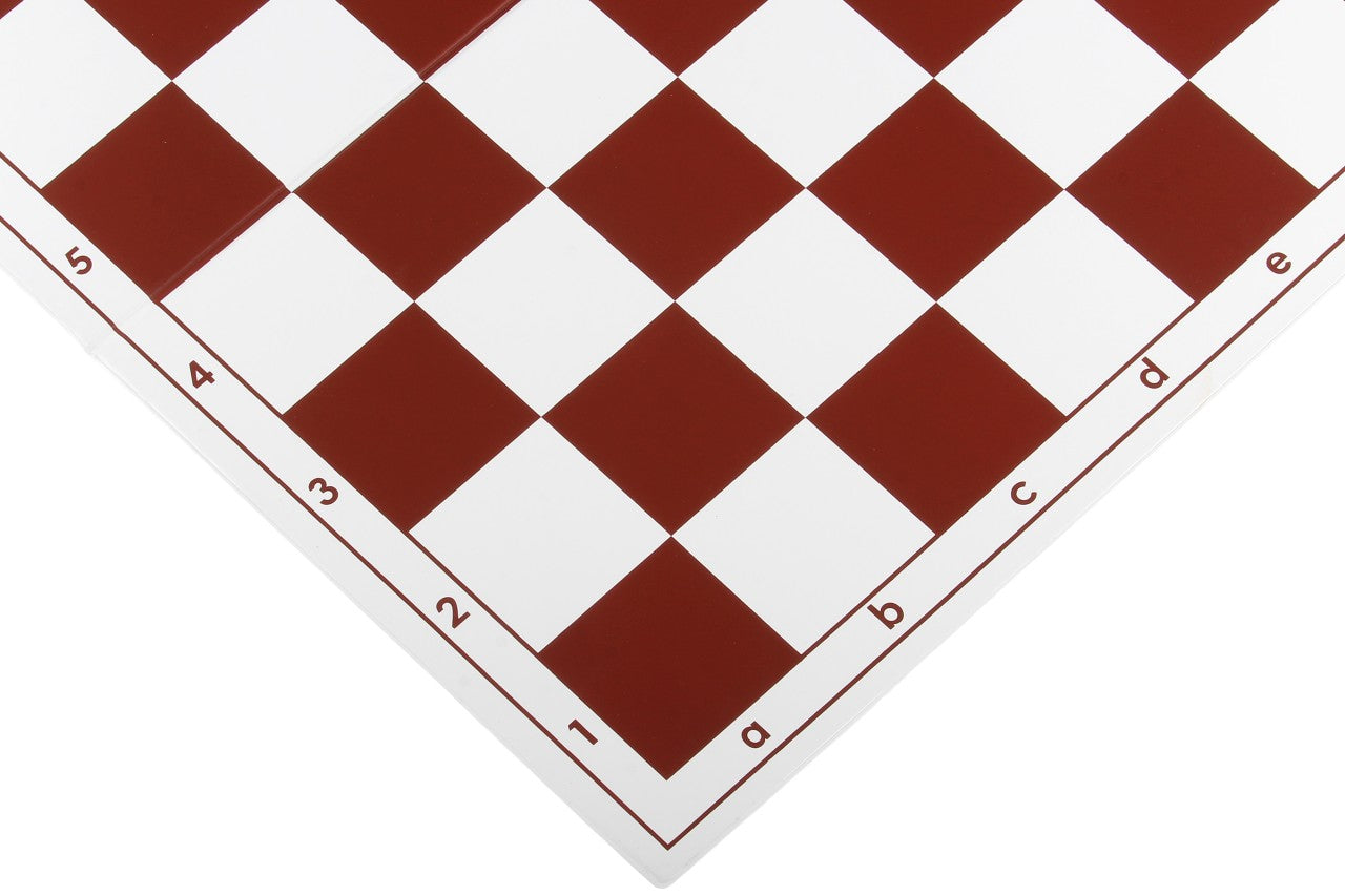 Scacchiera pieghevole in plastica 4+, bianca e rossa - Scacchiera pieghevole in plastica 4+, bianca e rossa