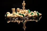 Porte clé - Dame Blanche / Pièce d'échecs en bois naturel
