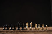 Staunton plastic chess pieces no 6 (king height: 95mm)