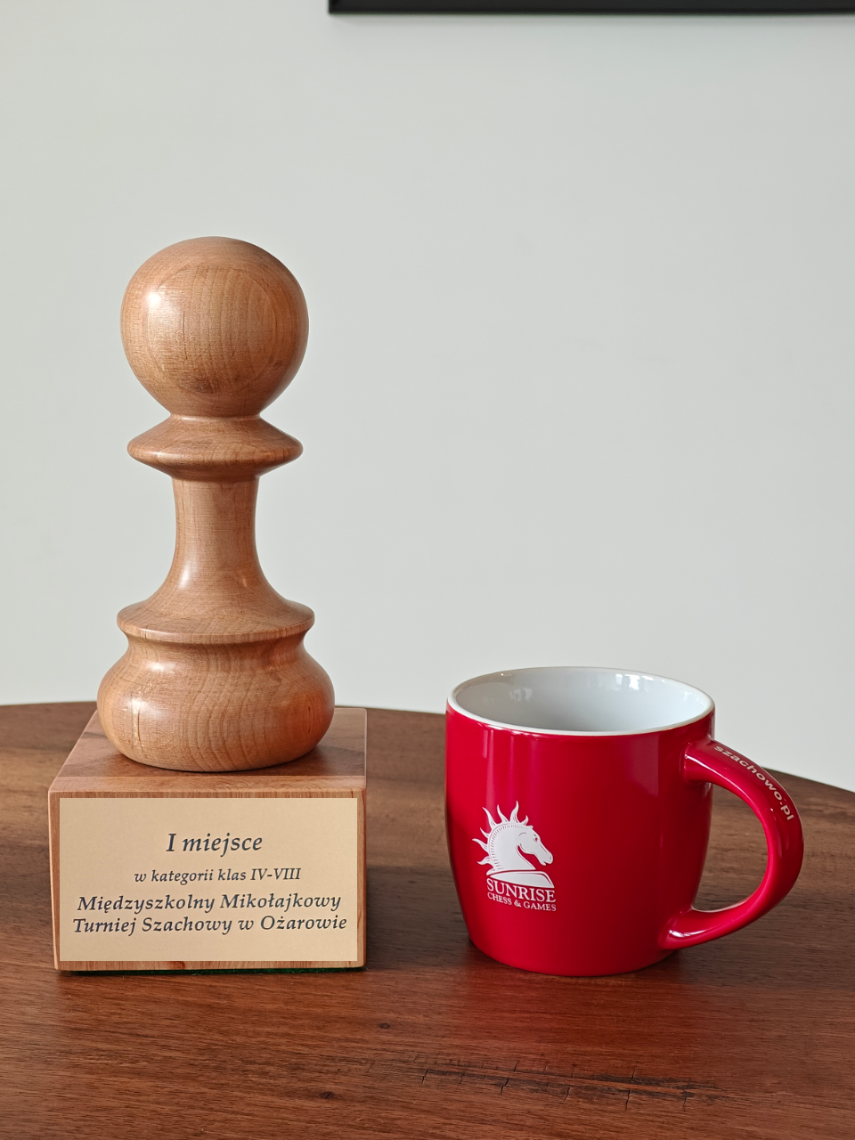 Schachbecher aus Holz - Weißer Bauer - 211290cced5e0cbf725b020e76fc69e4